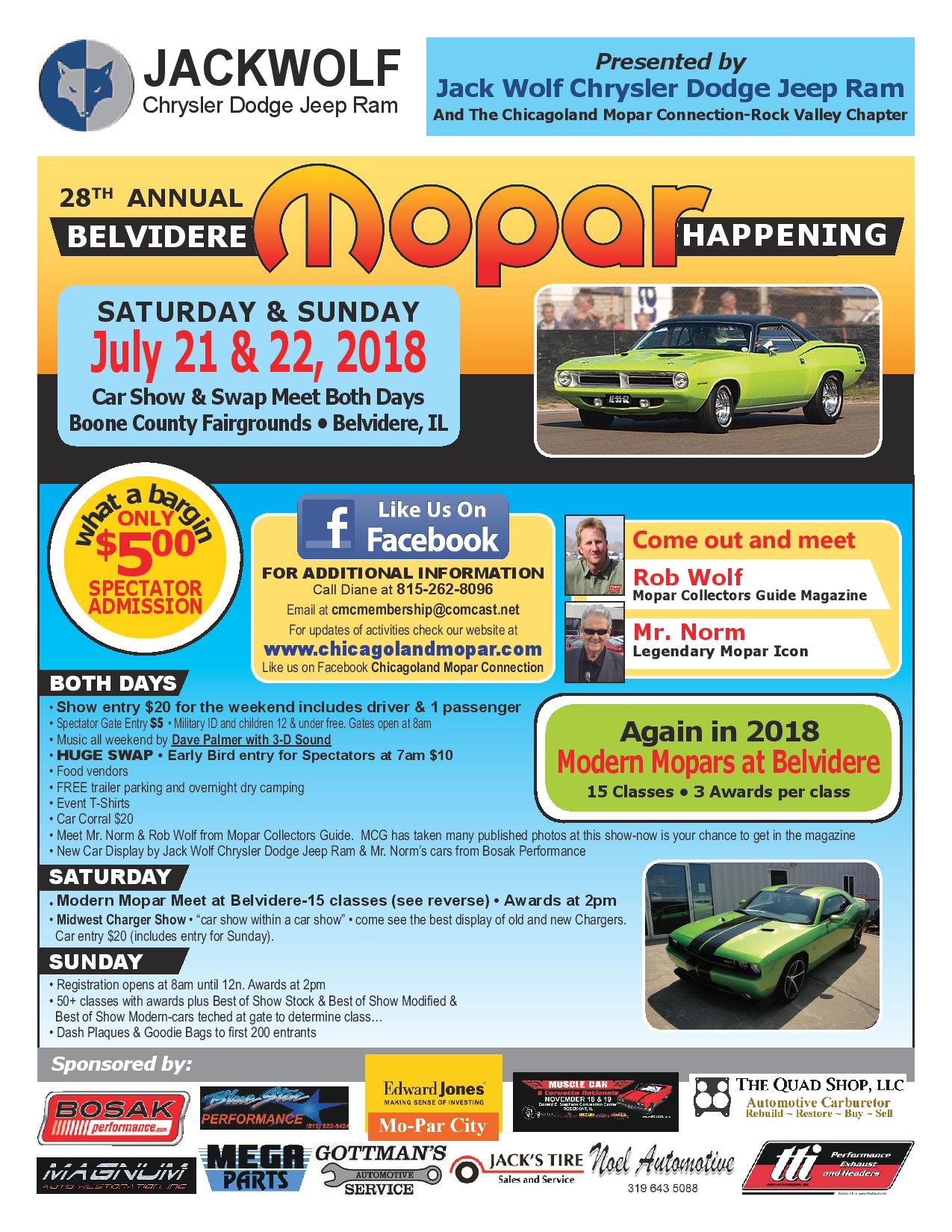 Chicagoland MOPAR Connection | Chrysler, Dodge, Jeep, Plymouth, RAM ...